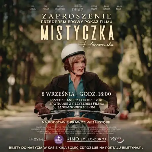 Przedpremierowy pokaz filmu „Mistyczka” w Kinie Solec-Zdrój – spotkanie z reżyserem