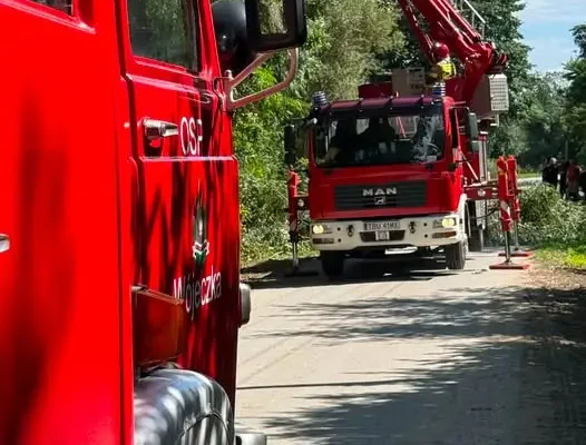 Miejscowe zagrożenie w Wójeczce – interwencja służb
