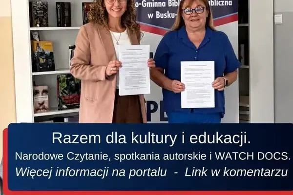 I LO i Biblioteka w Busku-Zdroju łączą siły dla kultury i edukacji