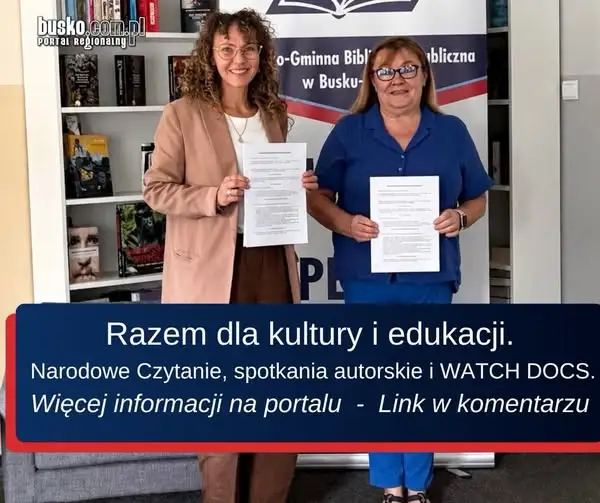 I LO i Biblioteka w Busku-Zdroju łączą siły dla kultury i edukacji