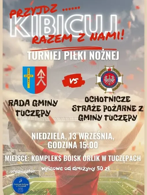 Turniej Piłki Nożnej w Tuczępach – Rada Gminy zmierzy się z OSP