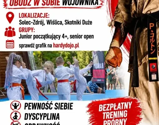 Rusza nowy sezon treningów karate Kyokushin w Hardy Dojo – zapisy na bezpłatny trening próbny