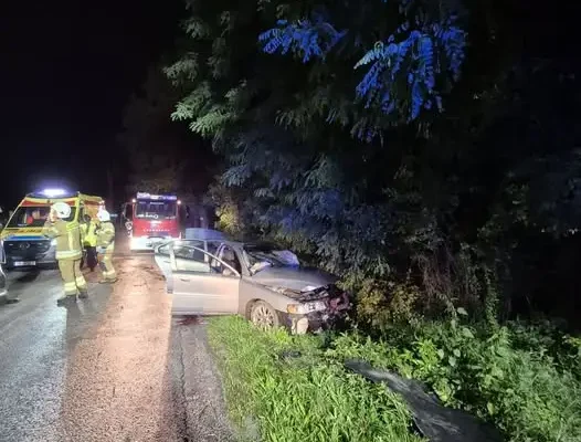 Wypadek w Magierowie: interwencja służb ratunkowych
