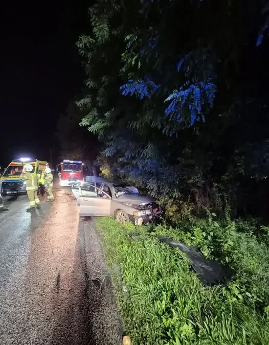 Wypadek w Magierowie: interwencja służb ratunkowych