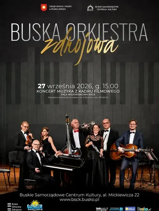 Muzyczna podróż przez historię kina w BSCK – bezpłatny koncert już 27 września