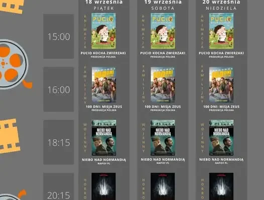 Weekendowe seanse w Kinie Solec-Zdrój – sprawdź repertuar