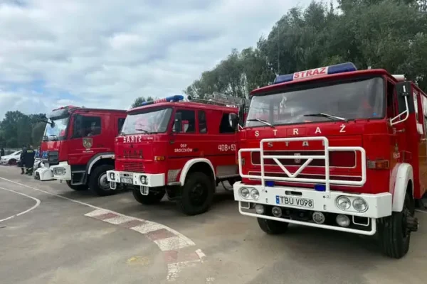 OSP Sroczków zabezpieczało zlot motoryzacyjny w Pacanowie