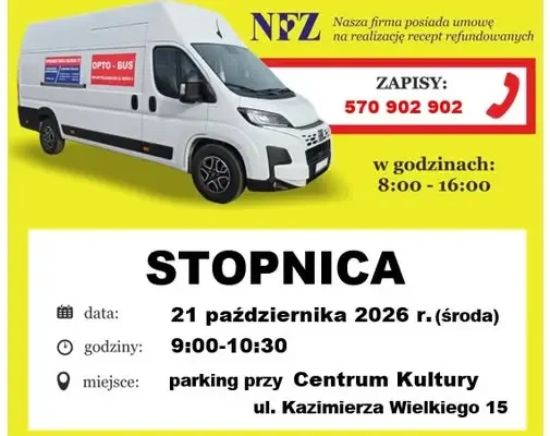 Bezpłatne badanie wzroku w Stopnicy – zapisy trwają