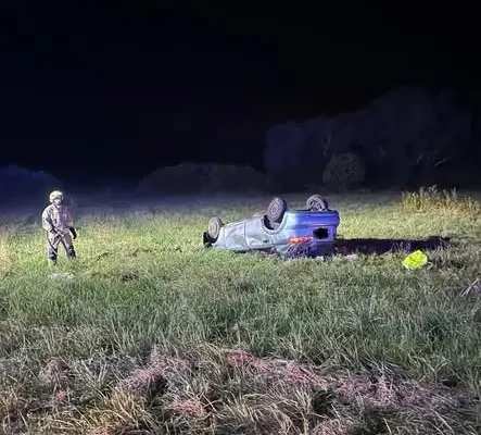 Dachowanie w Piasku Wielkim. Dwie osoby w szpitalu