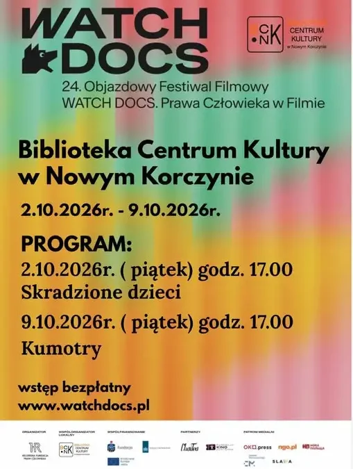 WatchDocs zawita do Nowego Korczyna – pokazy filmów o prawach człowieka