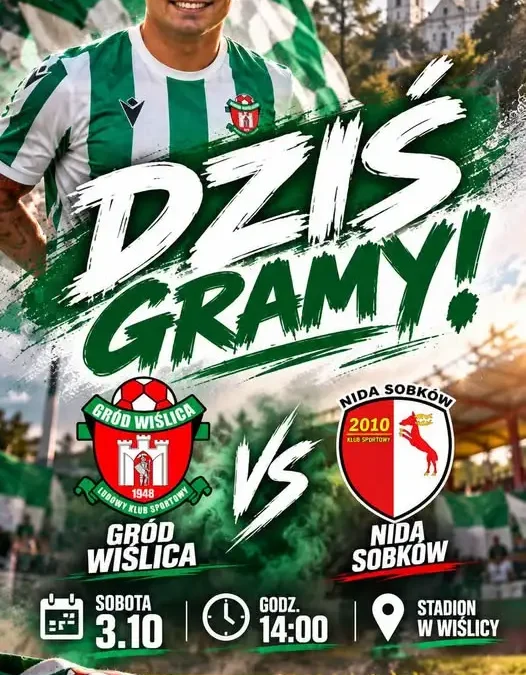 Meczowa sobota w Wiślicy – Gród Wiślica kontra Nida Sobków