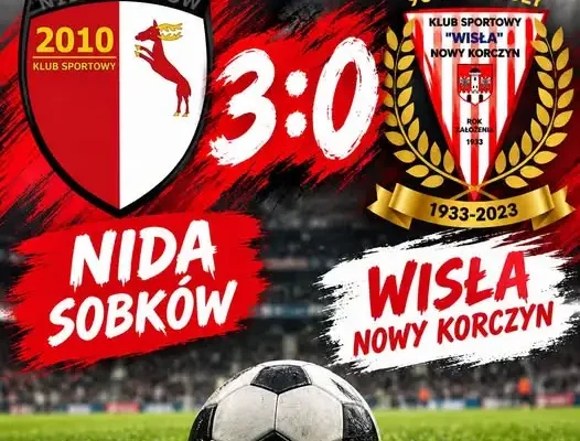 Porażka na wyjeździe: Nida Sobków górą w starciu z naszą drużyną