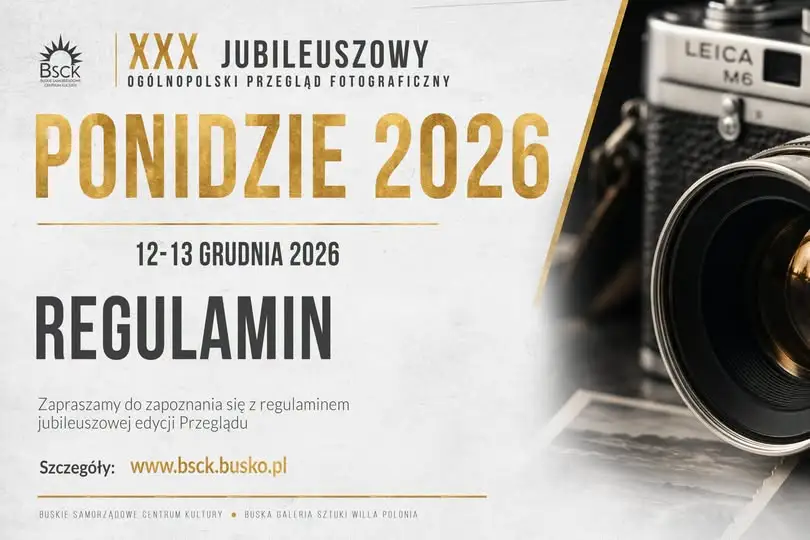 XXX Ogólnopolski Przegląd Fotograficzny „Ponidzie” – jubileuszowa edycja w Busku-Zdroju