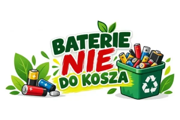 Konkurs „Baterie NIE do kosza” – szkoły i przedszkola z gminy Stopnica mogą zbierać zużyte baterie
